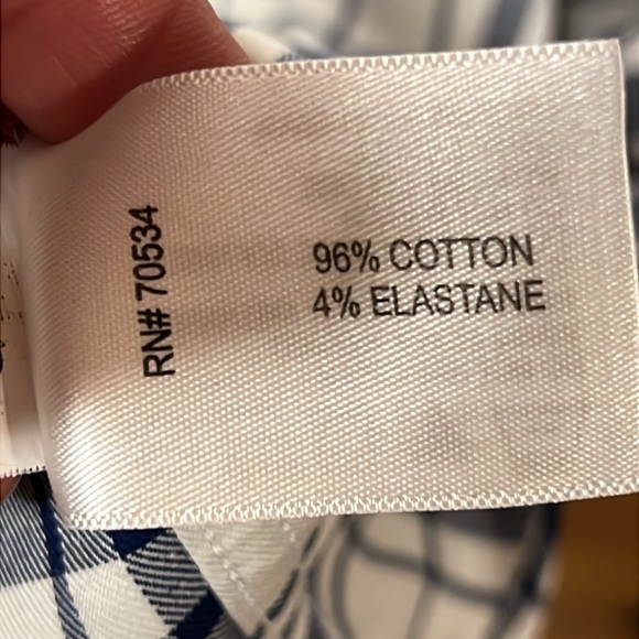 ORVIS Classic Fit Mens Button Shirt Blue Plaid 26 PTP XL Event wedding office - Picture 3 of 10